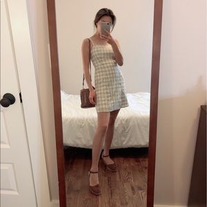 Gingham Mini Dress (with Pockets)